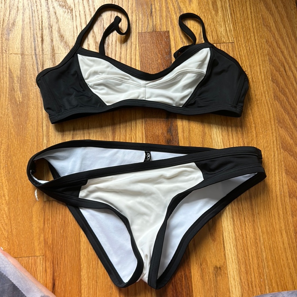 Adore Me Black and White Bikini